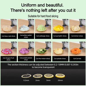 Trancheuse manuelle multifonctionnelle à lames intérieures réglables <span class=keywords><strong>Mandoline</strong></span> Trancheuse de légumes Trancheuse de fruits pour <span class=keywords><strong>chips</strong></span> de banane - Product Image 5