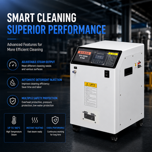 Nettoyeur Vapeur Commercial à Vapeur Sèche et Humide avec <span class=keywords><strong>Pression</strong></span> d'Eau Chaude Réglable - Product Image 4