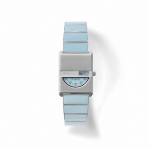 Reloj de Cuarzo Retro Minimalista con Correa de Acero Inoxidable Cuadrada de 26 mm, Pantalla Digital de Lujo, Resistente al Agua, Correa Moderna de 20 mm - Product Image 3