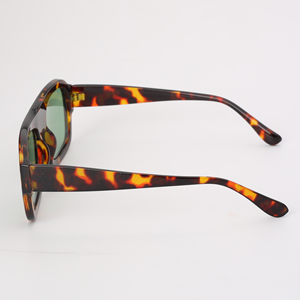 OEM New Arrival Men's Square Sunglasses Full Rim Plastic Frame UV400 Protection Outdoor Use,Custom logo,Color Optional,SP10354 - Product Image 3