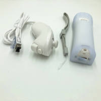Télécommande OEM intégrée Motion Plus et Nunchuck avec étui en silicone et sangle pour Nintendo Wii