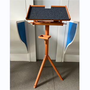 Legno massello uccello nido Feeder giardino corridoio uccello tavolo Free Standing all'aperto Slow Feeder Station per piccoli animali - Product Image 3