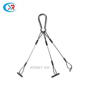 Eslinga de cuerda de alambre de acero inoxidable de 1,5mm al por mayor de China con cuerda de alambre de bucle