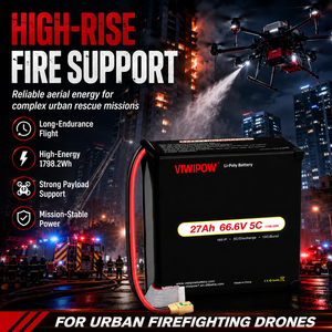 Batterie semi-solide rechargeable haute capacité VIWIPOW pour drone/UAV, 66,6 V 27000 mAh 5C, prise en charge OEM - Product Image 3