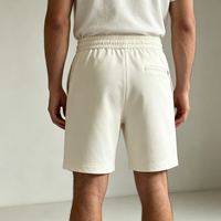 Shorts de sport mi-longs pour hommes, personnalisables OEM, taille élastique, séchage rapide, respirants, avec impression de logo personnalisé, plusieurs couleurs