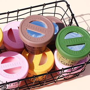 Pas de feu aromathérapie parfum de voiture parfum de maison Purification <span class=keywords><strong>d</strong></span>ésodorisant sous forme de gel parfum de crème glacée solide en papier - Product Image 1