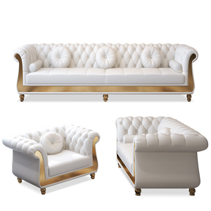 Fabricant de canapés de luxe pour la maison, le bureau, <span class=keywords><strong>l</strong></span>'hôtel, le salon, ensemble de canapés en cuir modernes - Product Image 1