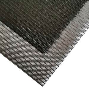 <span class=keywords><strong>Moustiquaire</strong></span> de porte et fenêtre en fibre de verre noire personnalisable, anti-pollen, anti-poussière, respirante, anti-moustiques et anti-insectes, en rouleau - Product Image 2