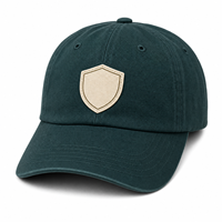 Casquette de baseball Dad Cap en sergé de coton à 6 panneaux, avec patch tissé classique et lignes épurées, pour l'exportation, idéale pour les acheteurs de cadeaux d'entreprise, facile à réapprovisionner