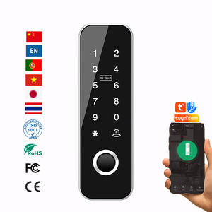 Système de contrôle d'accès Tuya Wifi TTlock avec empreintes digitales, RFID, porte, avec logo personnalisable intelligent et clavier - Product Image 1