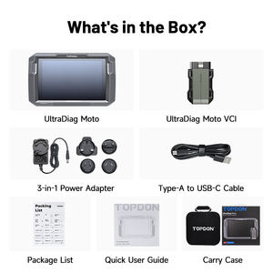 TOPDON UltraDiag Motoサポートメンテナンスサービスワイヤレス接続モーターサイクル診断ツール付きエキスパートメカニック - Product Image 4