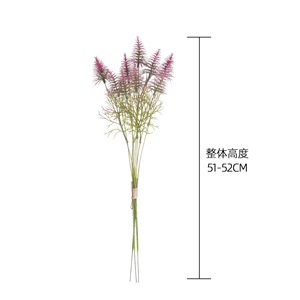 Bouquet de fleurs artificielles CallaFloral, blanc, jaune, bleu, rose rouge, plastique, décoration intérieure, mariage, artisanat - Product Image 4
