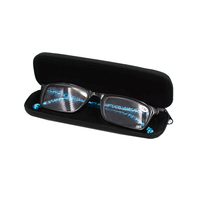 Boîte à lunettes EVA de petite taille étui à lunettes de lecture EVA support de lecteur à glissière