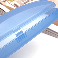 Offre Spéciale PVC Rectangle Lunettes Cas Plusieurs Couleur Lumière En Plastique Pas Cher Lunettes De Lecture Boîte