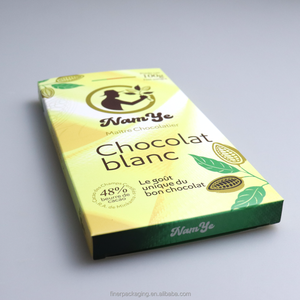 Boîte d'emballage en carton blanc personnalisée pour barres <span class=keywords><strong>chocolat</strong></span>ées, adaptée au régime cétogène et faible en glucides - Product Image 3