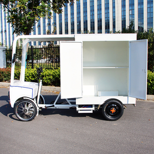 850W Puissance Ouvert Cabine Toit 4 <span class=keywords><strong>Roues</strong></span> Électrique Conseil Cargo Vélo Électrique 4 <span class=keywords><strong>Roues</strong></span> Électrique Stand up Scooter Ce Livraison Trike - Product Image 2