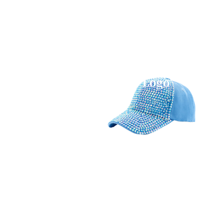 Women Men's Shiny Trucker Mesh Snapback Cap with Curve Brim Rhinestone Studs Hip Hop Party Performer Baseball Cap Promotional