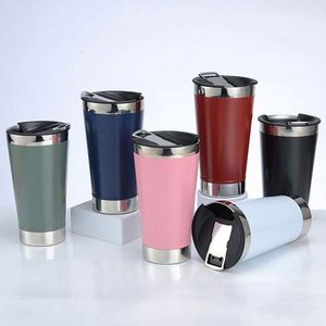 Vaso Térmico de Acero Inoxidable de 16 oz al por Mayor con Aislamiento al Vacío, Tapa Ecológica con Abre-Tapas, Rendimiento Térmico de 6-12 Horas, Personalizable - Product Image 1