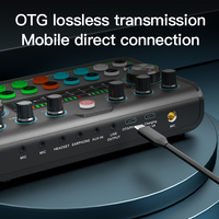 Kit d'interface audio de studio professionnel USB, comprenant un ensemble de diffusion en direct, un microphone pour un son optimal, une carte son, des mélangeurs audio
