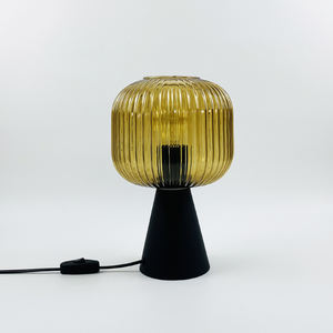 Простая стеклянная настольная лампа в скандинавском стиле для дома, отеля, декора гостиной, лампа из хрусталя - Product Image 1