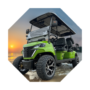 Chariot de golf tout-terrain électrique à batterie au lithium automatique 6 places 5000W de haute qualité - Product Image 1