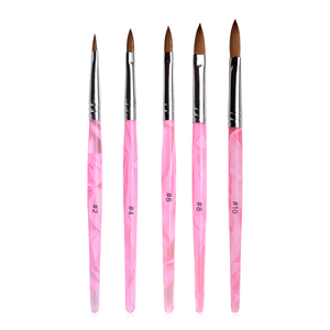 KADS Kolinsky 100% Sable Acrylic <b>Nail</b> Brush Pink Acrylic Handle For <b>Nail</b> Design Manicure Tool Carving and <b>Nail</b> <b>Extension</b> - Product Image 1