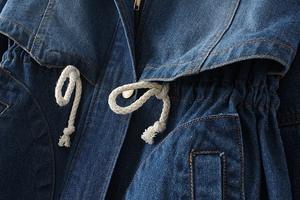 <span class=keywords><strong>M</strong></span>-XL休闲学院风格羔羊羊毛加厚运动夹克连帽中长外套牛仔拉绳口袋长袖夹克 - Product Image 5