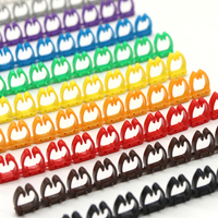 1.5mm ~ 6mm2 chiffres arabes M Type CAT 6 Clip réseau Ethernet fil numéro étiquette Tube câble marqueur