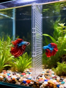 Panneau de séparation en acrylique transparent pour aquarium avec ventouses, n'altère pas la présentation, pour accessoires pour animaux de compagnie et marché de l'aquaculture - Product Image 1