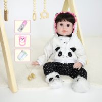 56CM unisexe Reborn bébé poupée jouet Mini à la mode souple Silicone gonflable pour enfants numéro de modèle modélisation