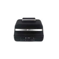 Anbolife Freidora de Aire Digital 12 en 1 con Parrilla 1800W, Sensor de Temperatura para Carne, Pantalla Táctil LED, 12 Ajustes Preestablecidos, Horno Antiadherente OEM