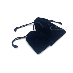 Sac à poussière Shero personnalisé de luxe en velours de coton et satin de daim avec cordon de serrage pour chaussures sacs à main - Product Image 3