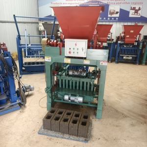 Máquina para Fabricar Bloques de Pavimento de Cemento con PLC y Operación Automática Hidráulica por Engranajes, Tolva para Fácil Mantenimiento - Product Image 6