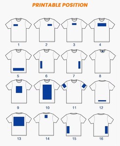 Venta al por mayor de alta calidad liso personalizado camiseta 220gsm algodón manga impresión peso pesado camiseta en blanco de gran tamaño camiseta para hombres - Product Image 4