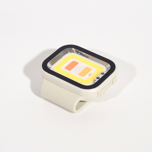 Lampe frontale LED rechargeable par USB, lumière COB multicolore, lumière à clipser sur casquette, double source lumineuse, torche frontale ultra-lumineuse et étanche pour - Product Image 1