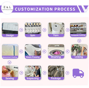 <span class=keywords><strong>Pull</strong></span> <span class=keywords><strong>en</strong></span> <span class=keywords><strong>laine</strong></span>/acrylique 3D respirant <span class=keywords><strong>fait</strong></span> à la <span class=keywords><strong>main</strong></span> E&L avec des fleurs, cardigan décontracté pour femmes, haut de printemps - Product Image 5