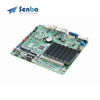 Ordinateur monocarte Celeron J3455 DDR3L Max 8 Go 10x USB 2x COM Mini-pcie SATA3.0 MSATA M.2 avec Ethernet, carte mère Mini ITX