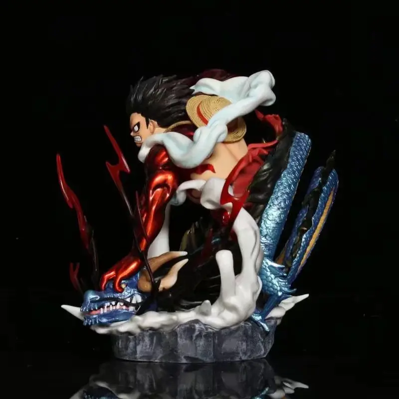 OEM Customized PVC Resin toys HIGH Quality Action & toy Lufei VS Kaiduo Q version Combat posture anime figures One pieced Luffy