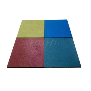 Factory HUHA Rubber tiles flooring outdoor play ground nontoxic Educational children paly ground mat Play ground floor outdoor