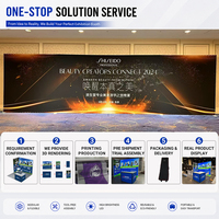 Stand Espositivo Moderno per Fiere, Stand Modulare con Connessione a Baionetta, Soluzione in Tessuto Premium per Branding