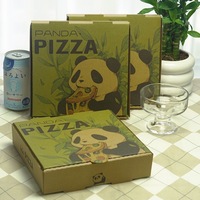 Boîtes à pizza en papier kraft et biodégradable de qualité supérieure, adaptées aux aliments, écologiques, pour la vente à emporter et les pizzerias