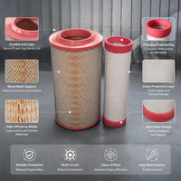 Weichai WP4.1 Engine Air Filter 13074774 OE Replacement High Quality Diesel Truck Spare Part Element Primary Safety Set
