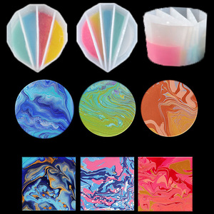 Taza mezcladora de resina de silicona para DIY resina UV Color resina líquida medición joyería fabricación molde para herramientas de pastel - Product Image 5
