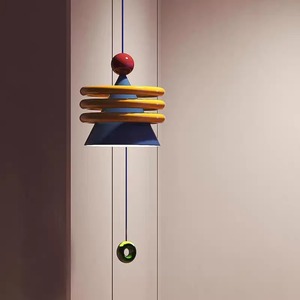 Lampada a Sospensione per Camera da Letto dei Bambini Morandi, Design Cartoon per Ragazzi e Ragazze, Ispirata alla Dopamina, Sofisticata e Moderna in Ferro - Product Image 5