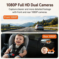 Monitor para Bebés en el Auto, HD, Inteligente, con IA, 5G, Inalámbrico, Sin Pantalla, CarPlay, Dos en Uno, para Monitoreo Infantil