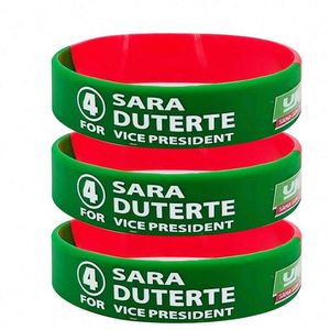 Bracelets et bracelets larges personnalisés de qualité économique, couleurs segmentées pour événements sportifs et vote - Product Image 4
