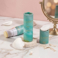 Tube torsadé en papier kraft biodégradable et écologique, personnalisé OEM, pour déodorant en stick, baume à lèvres, rouge à lèvres, parfum solide, soins de la peau