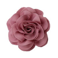 Appliques de fleurs de carnation en ruban gros-grain - Décorations personnalisées pour mariages, Pâques et Noël - Fournitures artisanales de couleur sur mesure