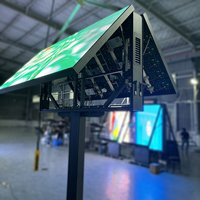 Pilier LED extérieur haute luminosité P3 P4 P5 LED panneau d'affichage d'écran publicitaire