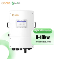 Expédition rapide, kit de système de panneaux solaires 15 kW, hybride 8 kW, 10 kW, 12 kW, 32 kW, 380 V, panneaux solaires Solis avec batterie et onduleur